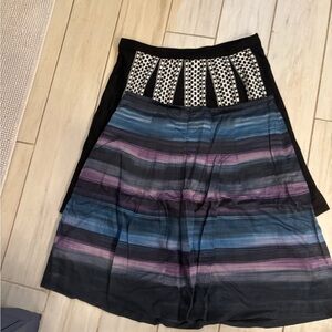 Striped Multicolor Women's Skirt Bundle